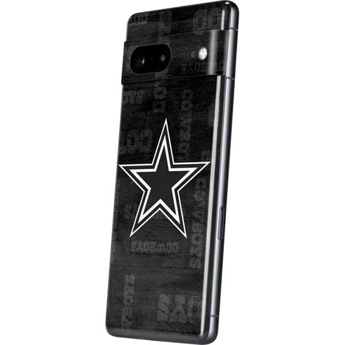 NFL Dallas Cowboys Black & White Pixel Skins